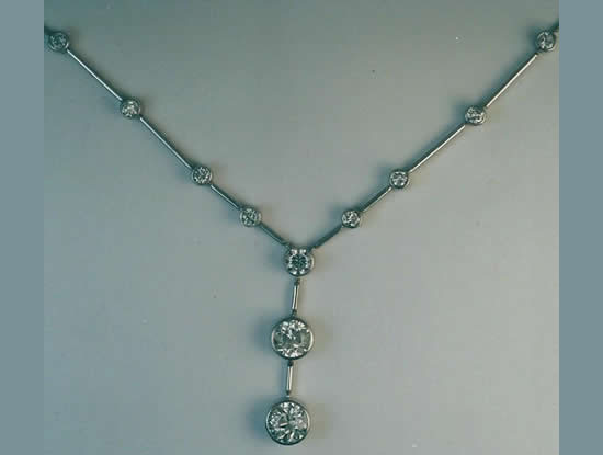 Diamond Drop Necklace