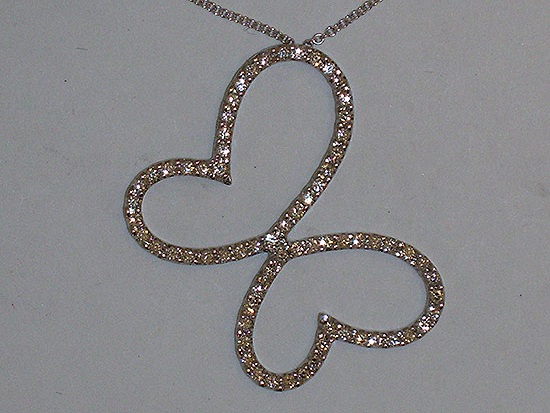 Diamond Butterfly Necklace